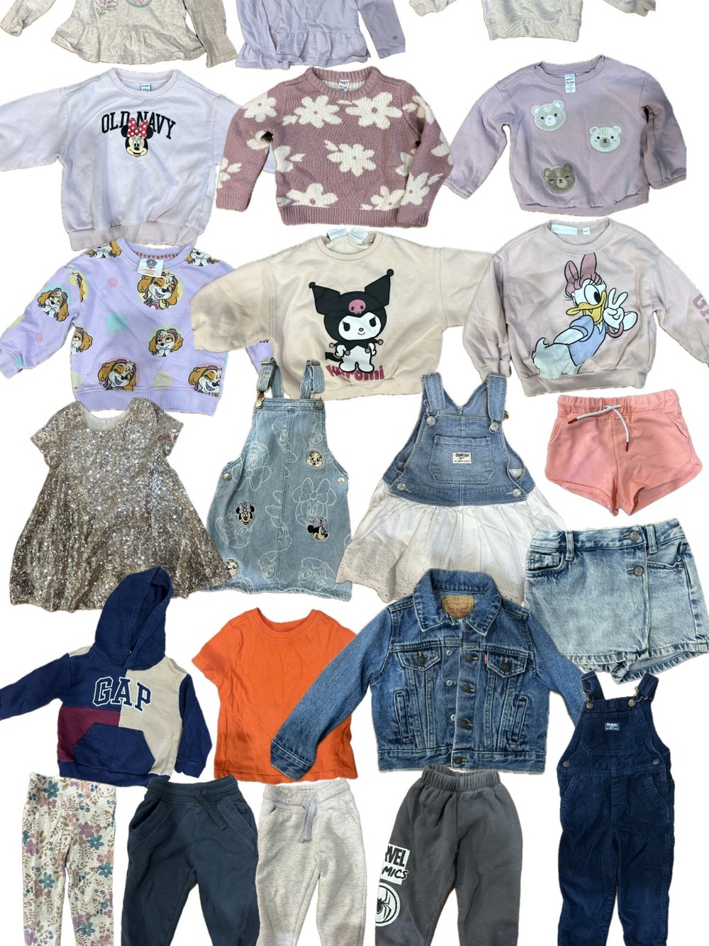 Toddler Clothing Bundle 2T - Disney, Zara, Gap, Levi’s, Carters, Old Navy